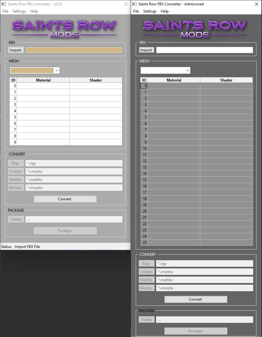 Admixoned FBX Converter | Saints Row Mods
