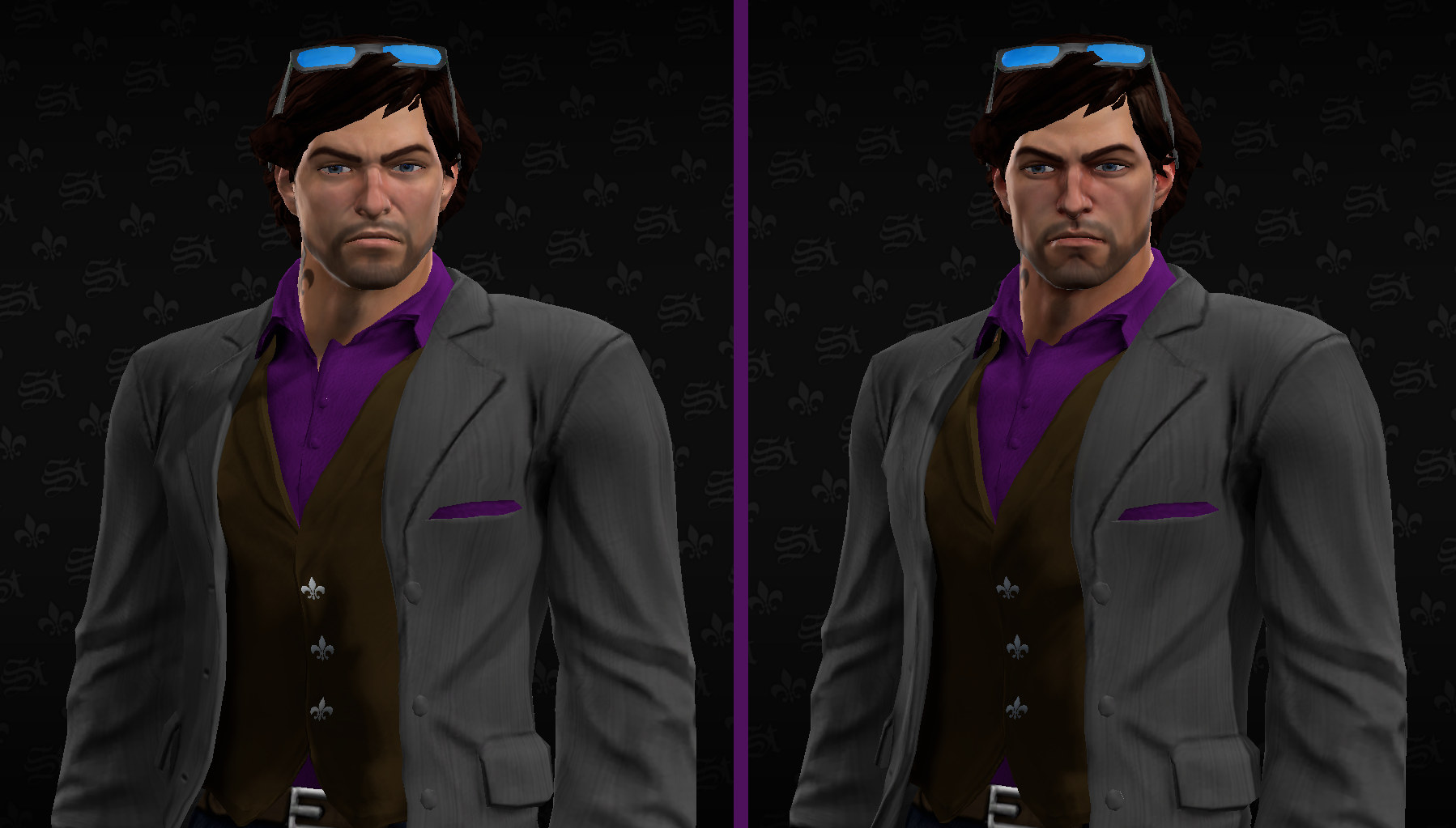 Caucasian Male Comparison (Portrait)